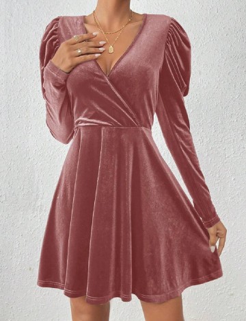 
						Rochie scurta SHEIN, roz pudra
