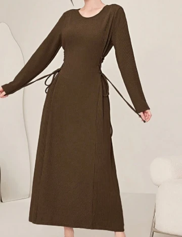 Rochie lunga SHEIN, maro