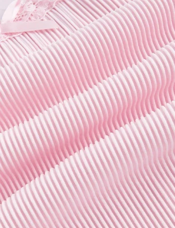 Set top si cardigan SHEIN CURVE, roz