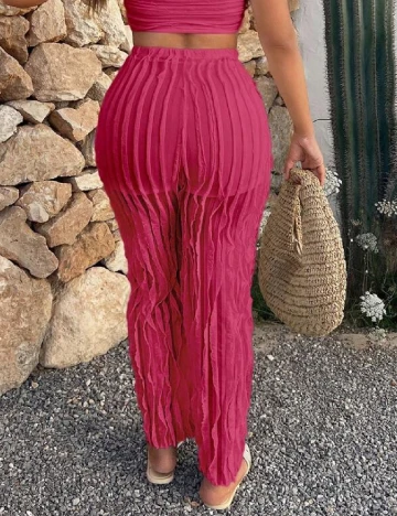 Pantaloni SHEIN, roz