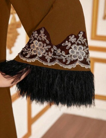 Rochie medie SHEIN, maro