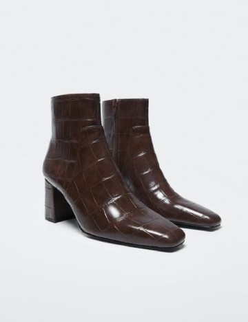 
						Botine Mango, maro