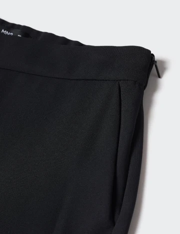 Pantaloni Mango, negru Negru