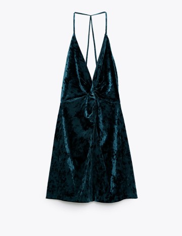 Rochie Zara, albastru petrol inchis, S