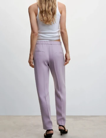 Pantaloni Mango, mov