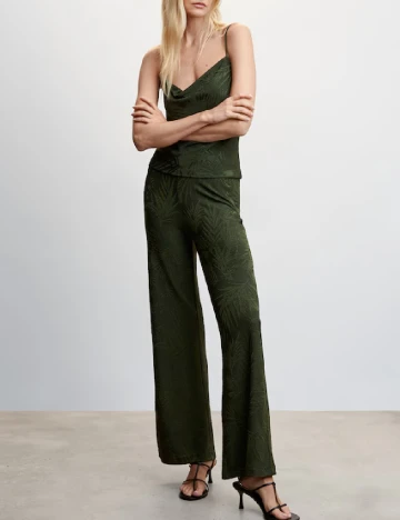 Pantaloni Mango, verde