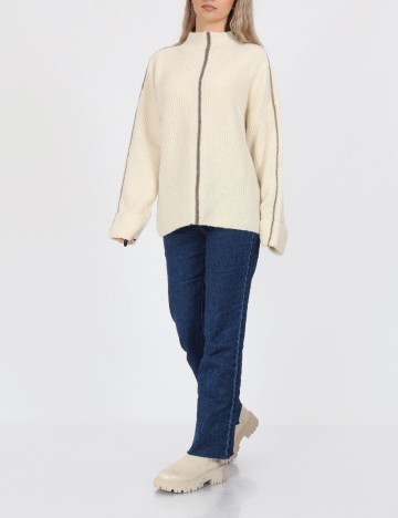 Pulover Vero Moda, ecru