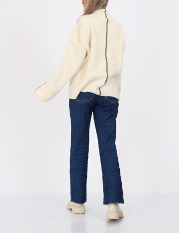 Pulover Vero Moda, ecru
