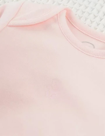 Set body Cool Club, alb/roz Alb