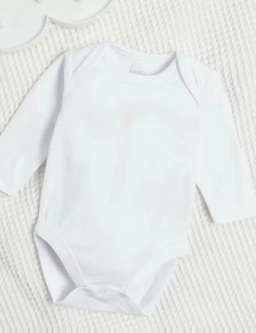 Set body Cool Club, alb/roz Alb