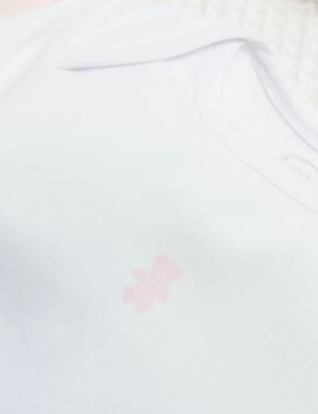 Set body Cool Club, alb/roz