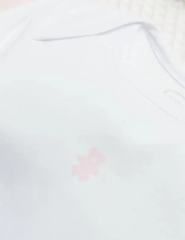 Set body Cool Club, alb/roz Alb