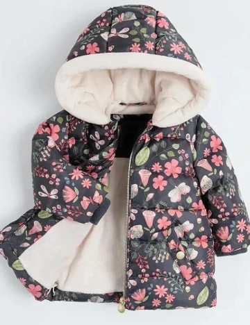 Geaca impermeabila Cool Club, floral print Floral print