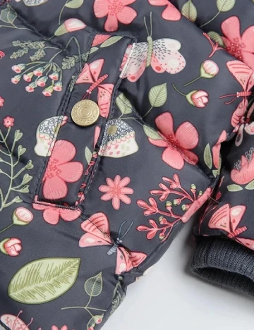 Geaca impermeabila Cool Club, floral print Floral print