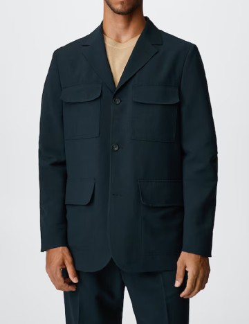 
						Sacou Mango, bleumarin