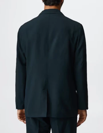 Sacou Mango, bleumarin Albastru