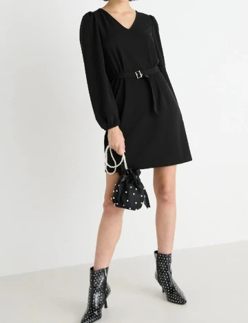 Rochie scurta Vero Moda Curve, negru Negru