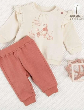 Compleu Cool Club, crem/roz Crem