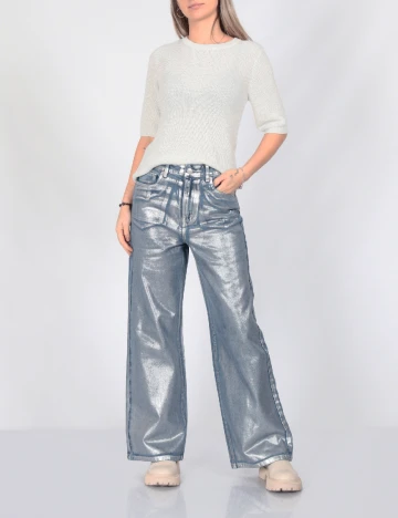 Blugi Vero Moda, albastru/gri