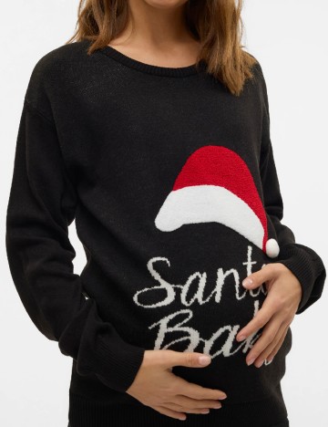 
						Pulover Mamalicious, negru