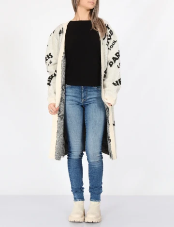 Cardigan Vero Moda, ecru