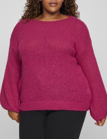 
						Pulover EVOKED VILA, fucsia