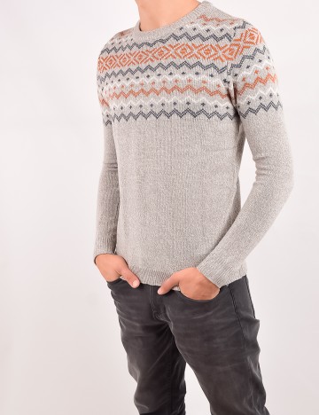 Pulover Pull&Bear, gri