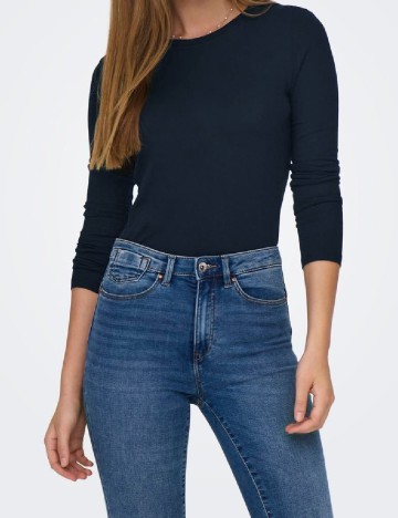 
						Bluza Jacqueline de Yong, bleumarin