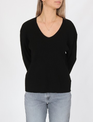 
						Pulover Jacqueline de Yong, negru