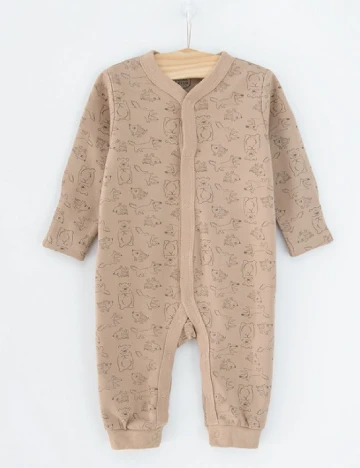 Set salopete 2 perechi Cool Club, crem Crem