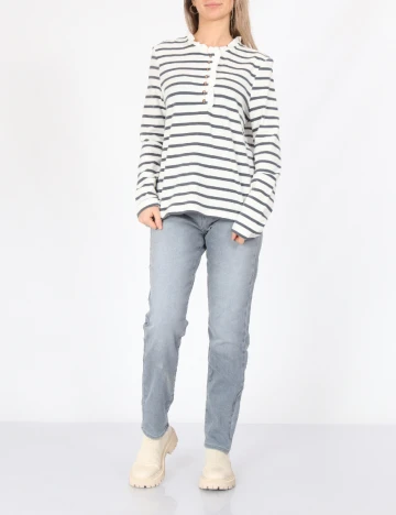 Bluza Pieces, alb