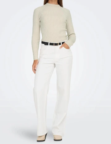 Bluza Jacqueline de Yong, crem Crem