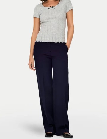 
						Pantaloni Only, bleumarin