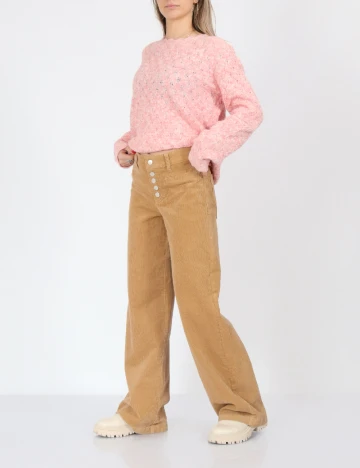 Pantaloni Only, maro deschis