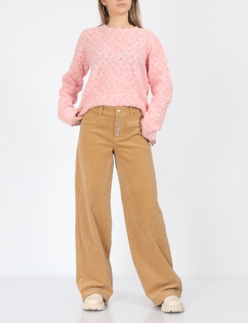 
						Pantaloni Only, maro deschis