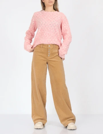 Pantaloni Only, maro deschis