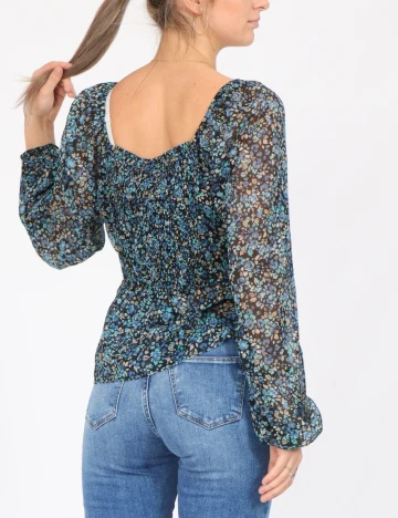 Bluza Vero Moda, negru floral