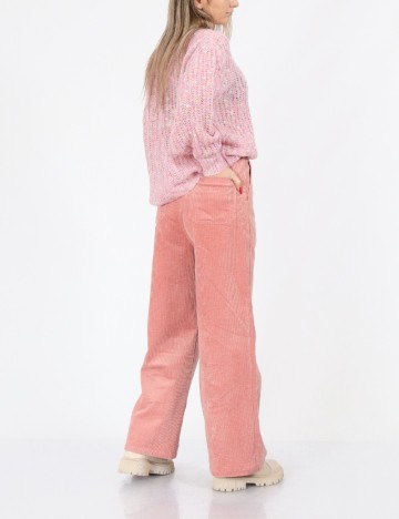 Pantaloni Vero Moda, roz pudra
