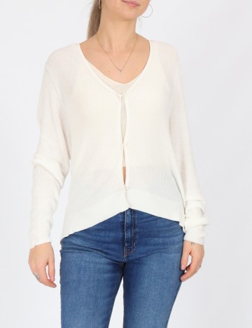 Cardigan Vero Moda, alb
