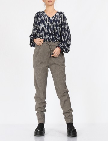 Pantaloni Vero Moda, maro