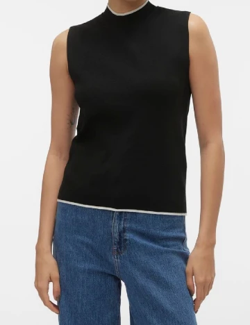 Maiou Vero Moda, negru Negru