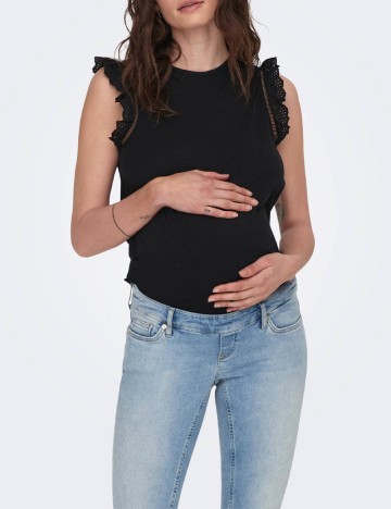
						Bluza Only Maternity, negru