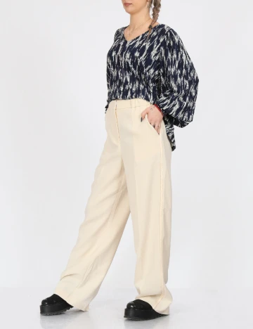 Pantaloni Y.A.S, crem Crem