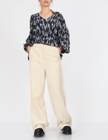 
						Pantaloni Y.A.S, crem