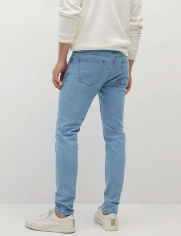 Blugi Mango, bleu Albastru