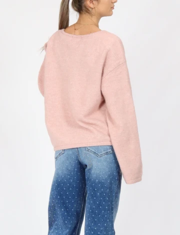 Pulover Vero Moda, roz pudra Roz