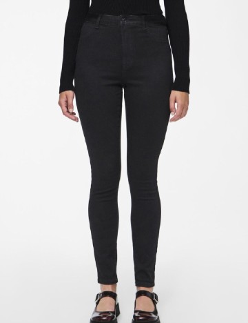 Blugi Pieces, negru