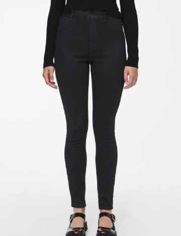 Blugi Pieces, negru