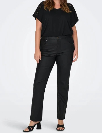 Pantaloni Only Carmakoma, negru