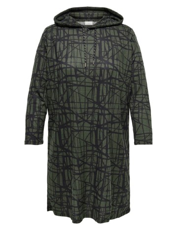 Rochie scurta Only Carmakoma, verde